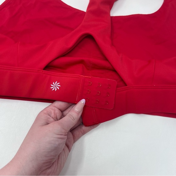 Athleta Bold Red Sports Bra - Picture 5 of 9